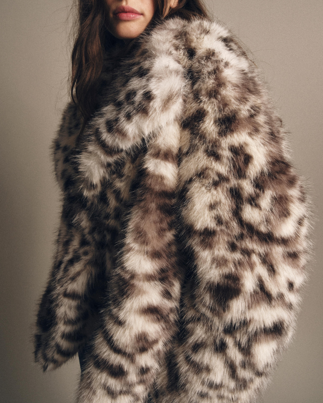 Ferryhill Snow Leopard Faux Fur