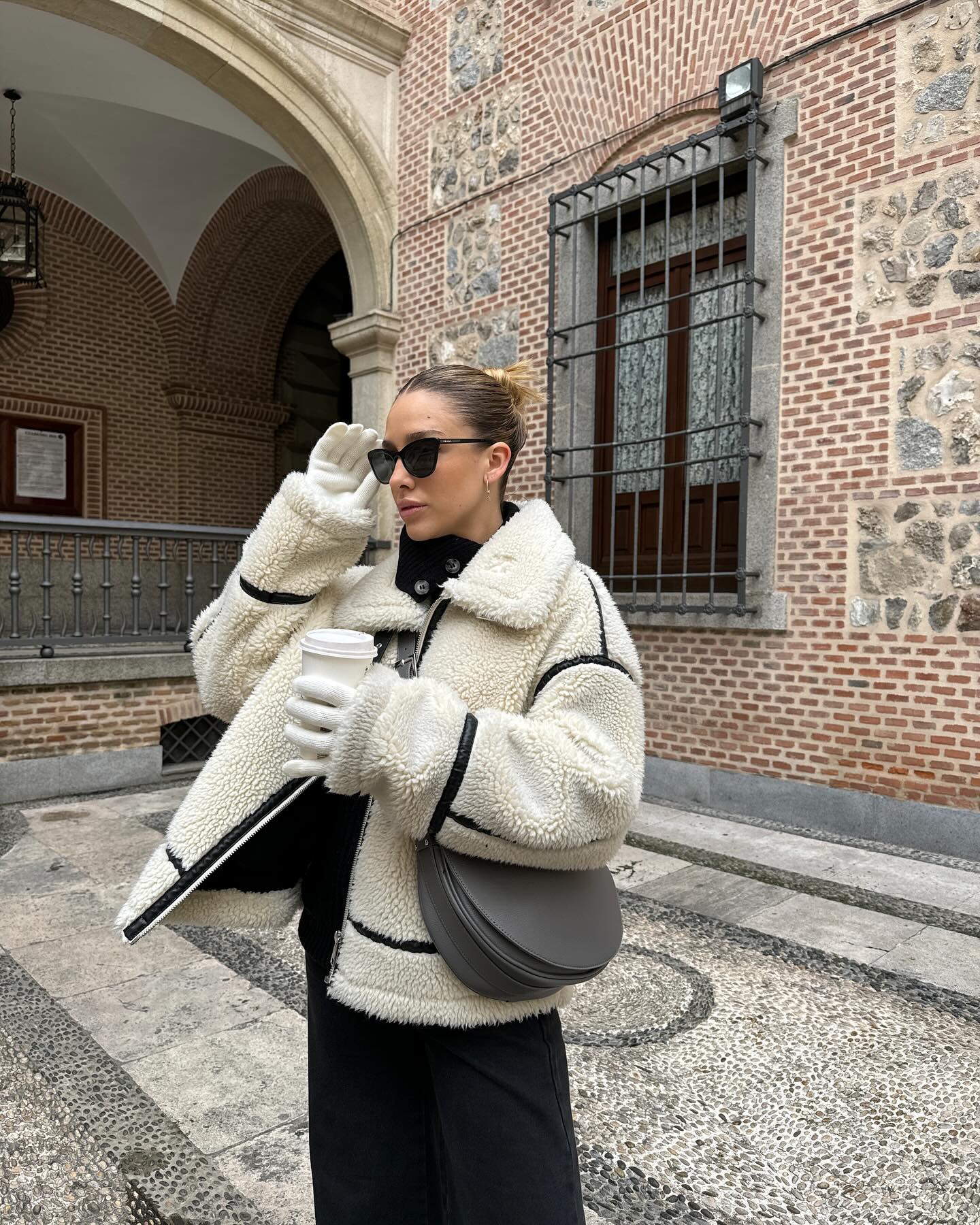 Giacca di shearling di Aspen