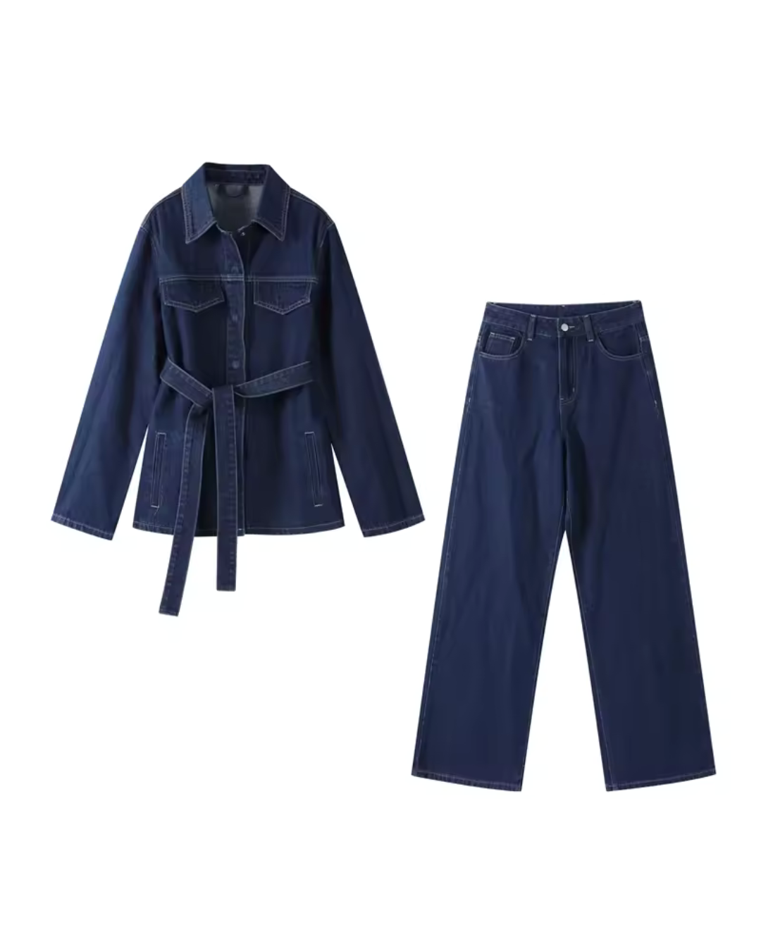 Juniper Denim Kimono Set