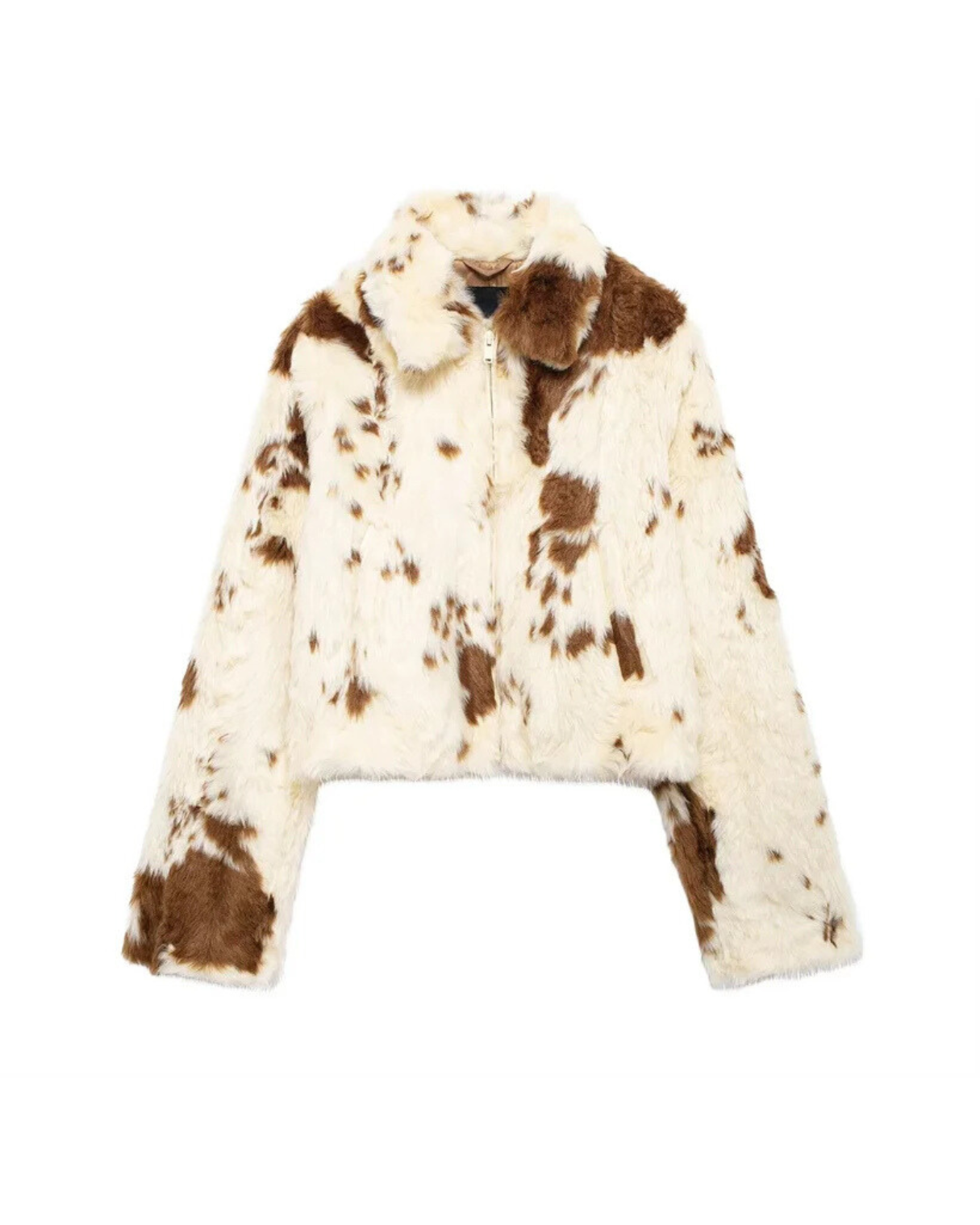 Ferryhill Cowhide Faux Fur Jacket