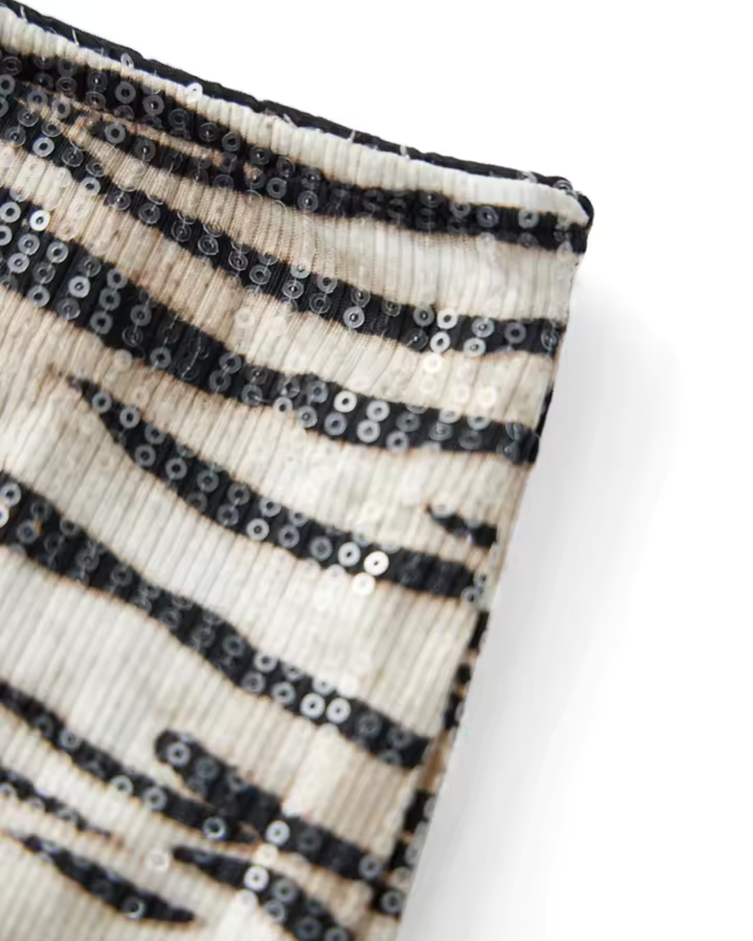 Mach & Aliza Sequin Leopard Shorts