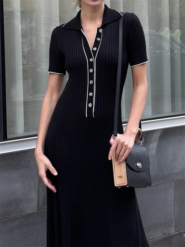 Diana Trikot-Strickkleid