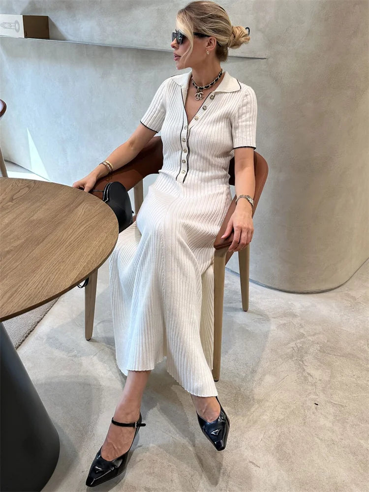 Diana Trikot-Strickkleid