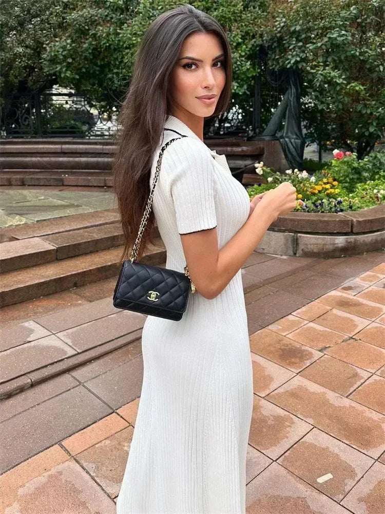 Diana Trikot-Strickkleid