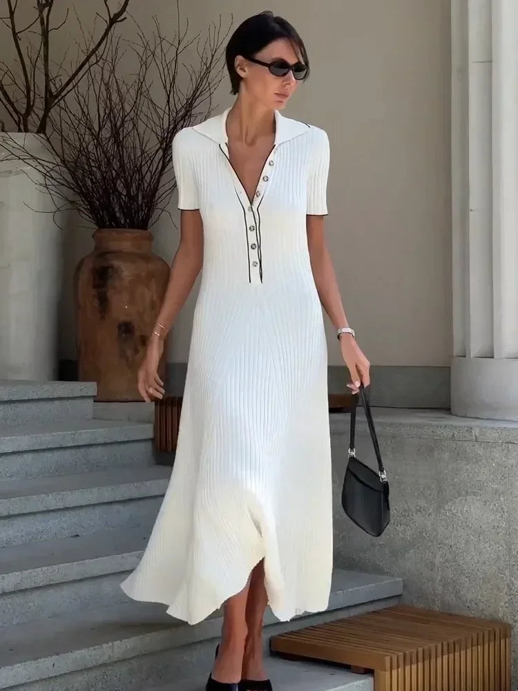 Diana Trikot-Strickkleid