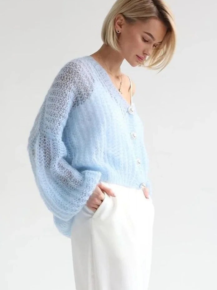 Diana Tricot Sheer Cardigan