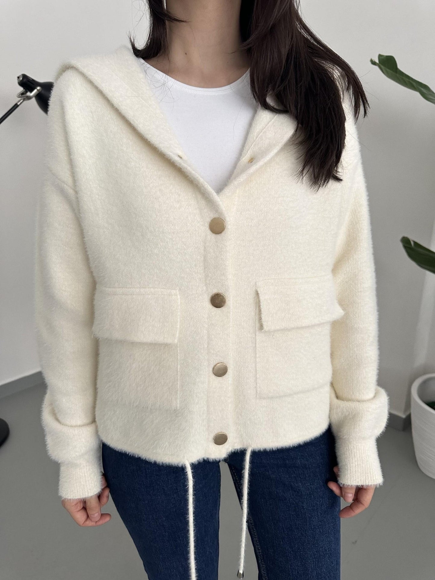 Plüsch-Kapuzenjacke „Maven“