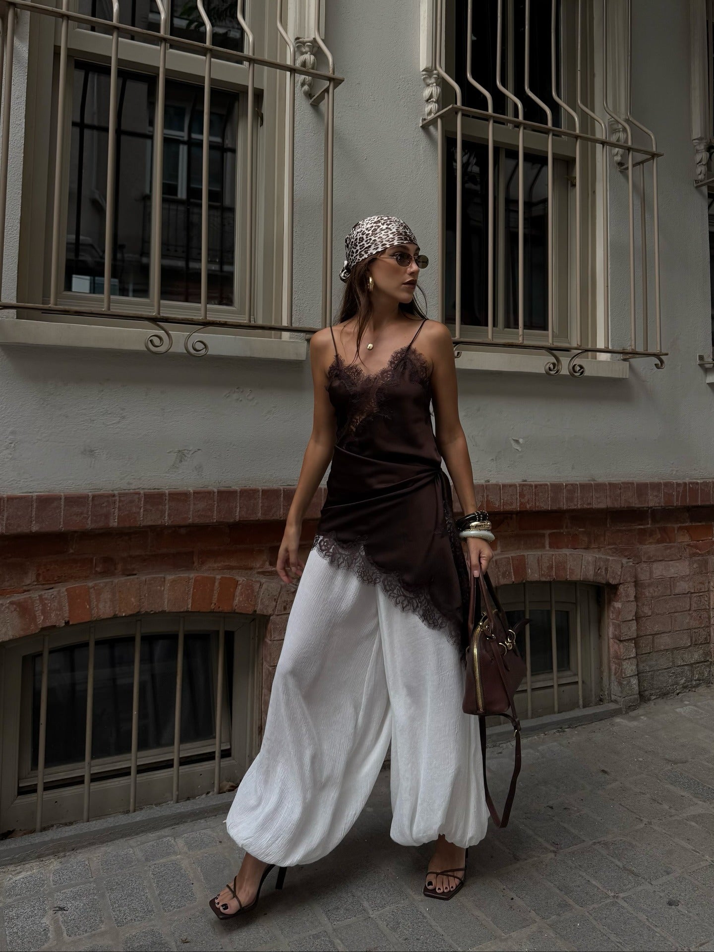 Kendall Asymmetric Lace Dress