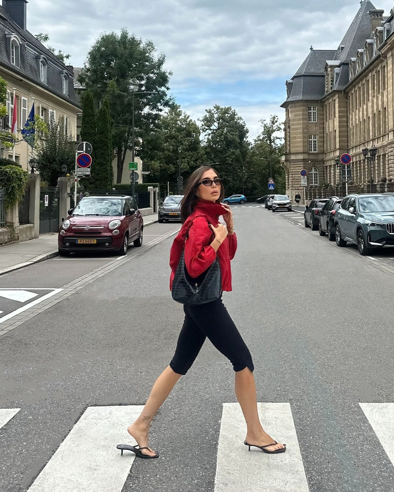 Maven Red Bomber Jacket