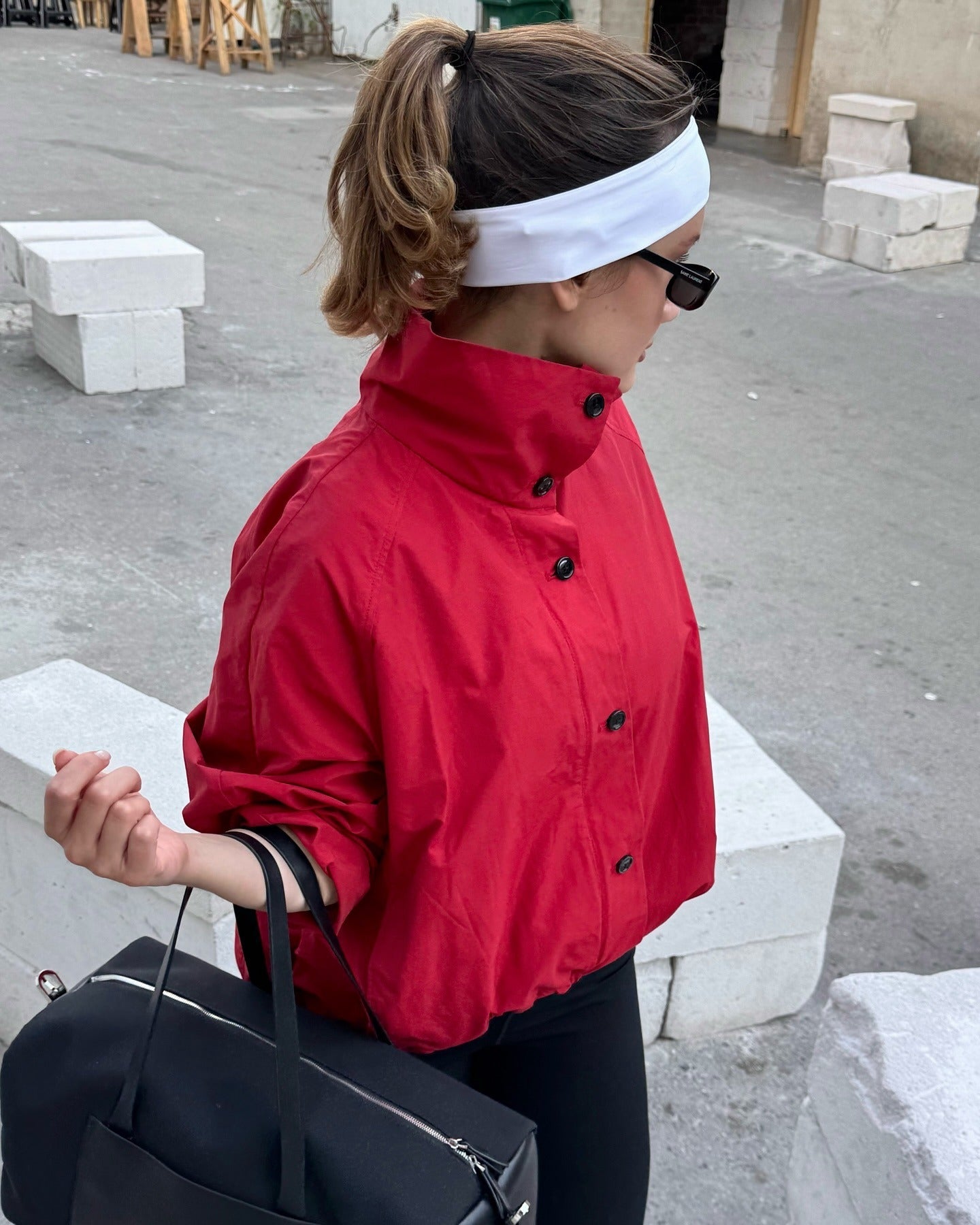Maven Red Bomber Jacket