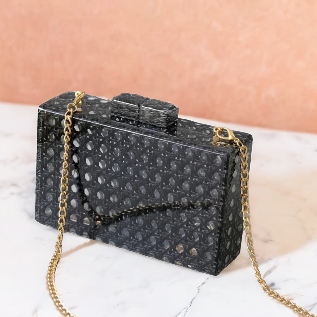 Diana acrylic clutch