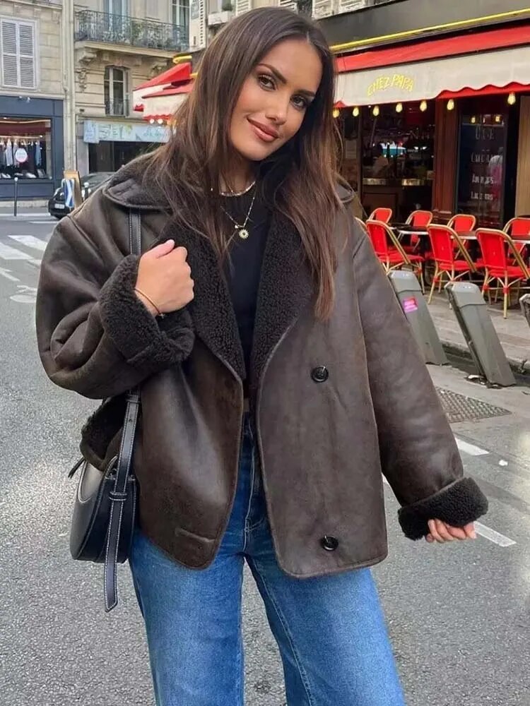Giacca in pelle vintage banbury