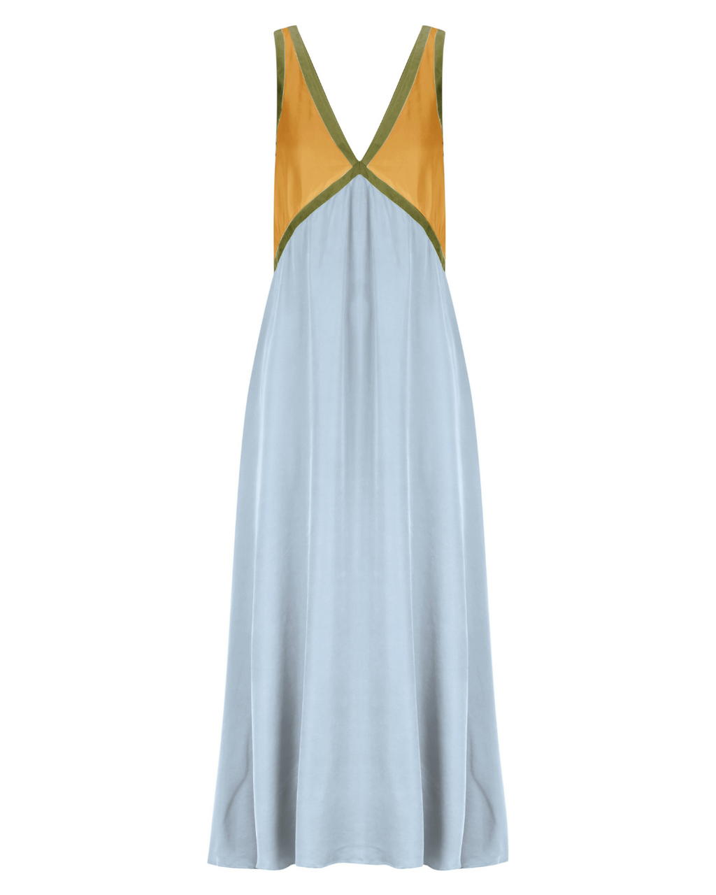 Sante Sicily Contrast Satin Dress