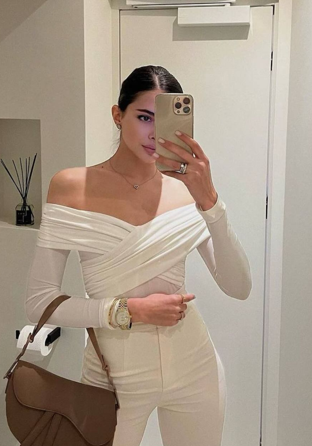 Kendall Crossed Off-Shoulder Top