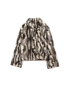 Ferryhill Wolf Faux Fur Jacket