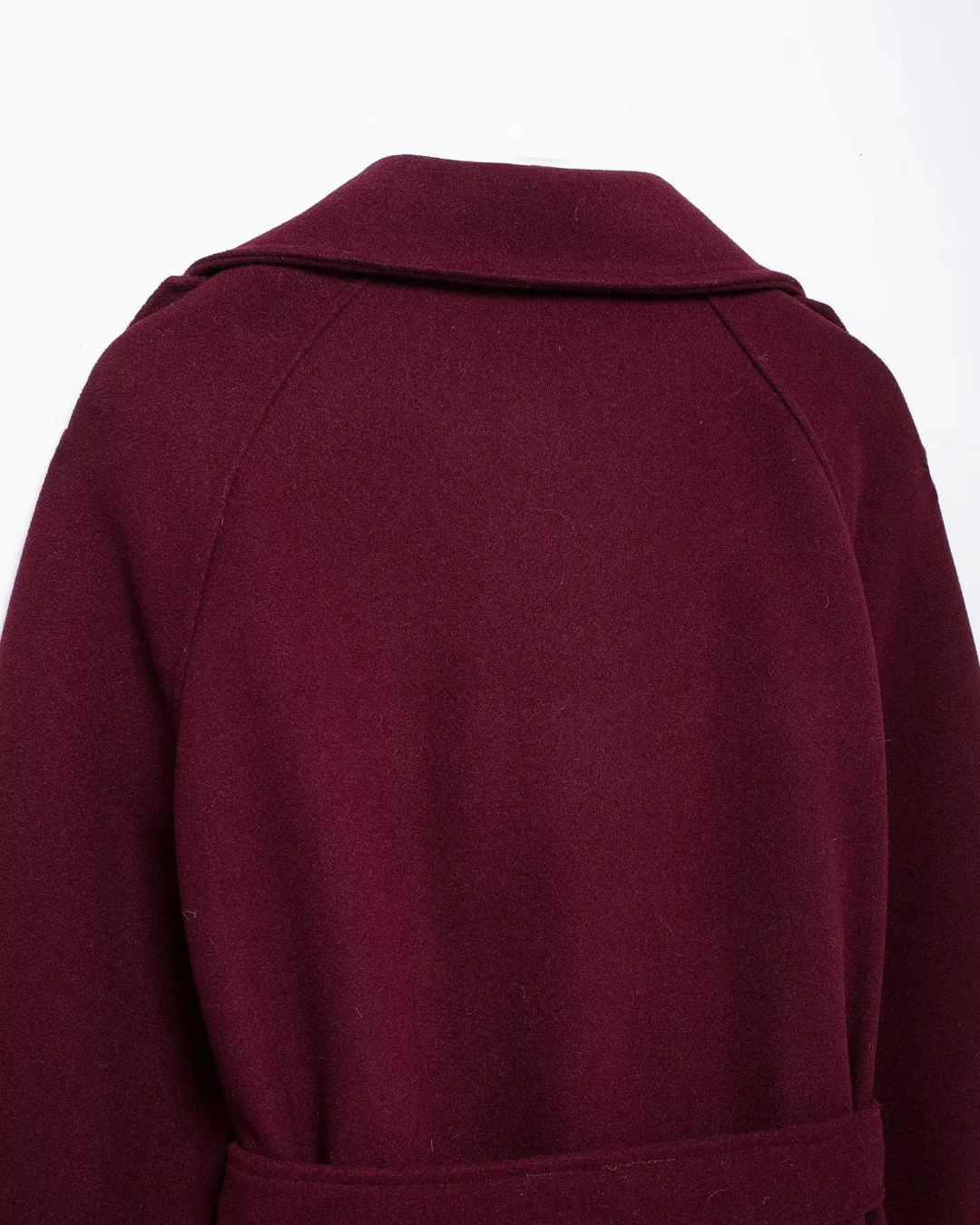 Diana Tricot Burgundy Trench Coat