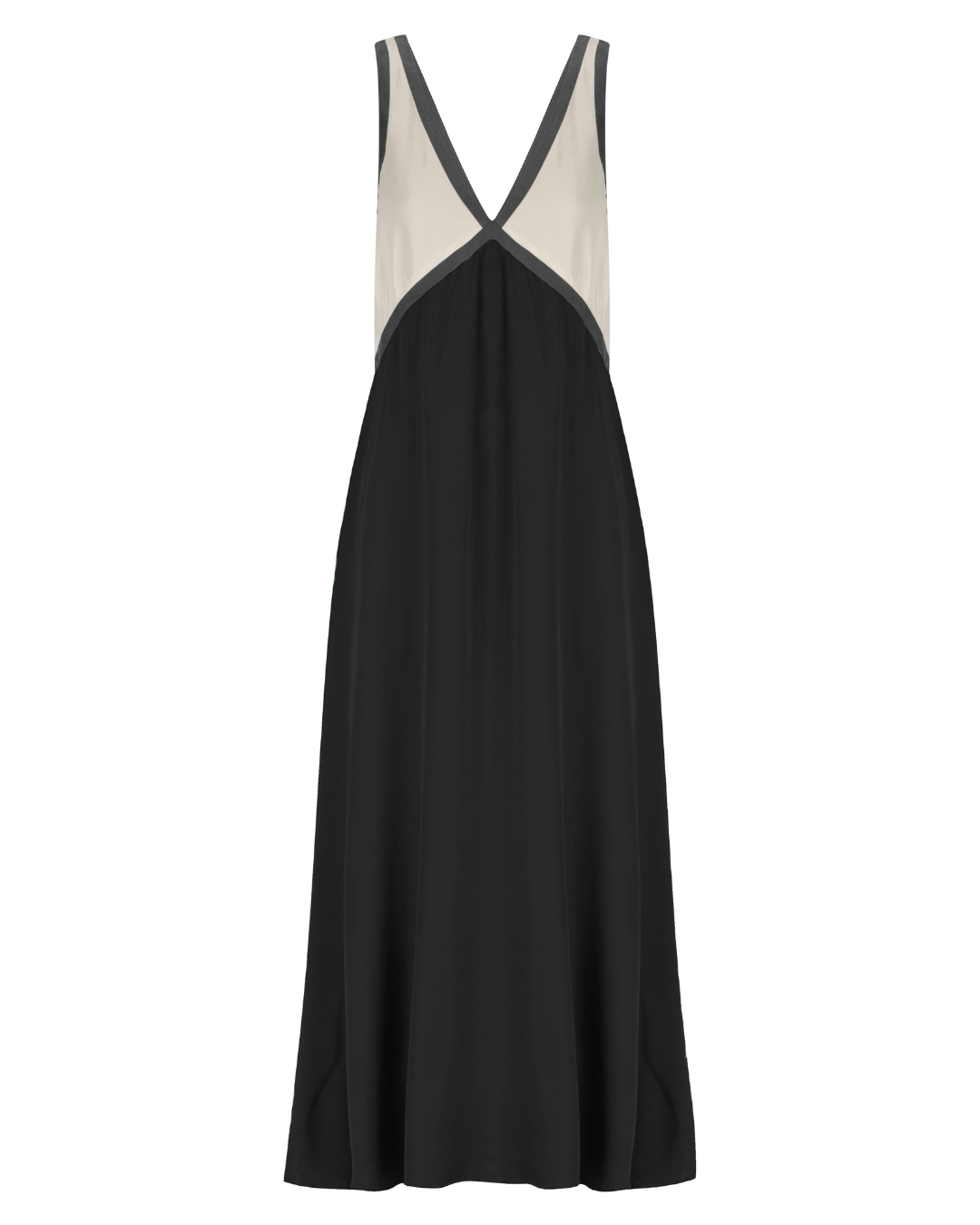 Sante Sicily Contrast Satin Dress