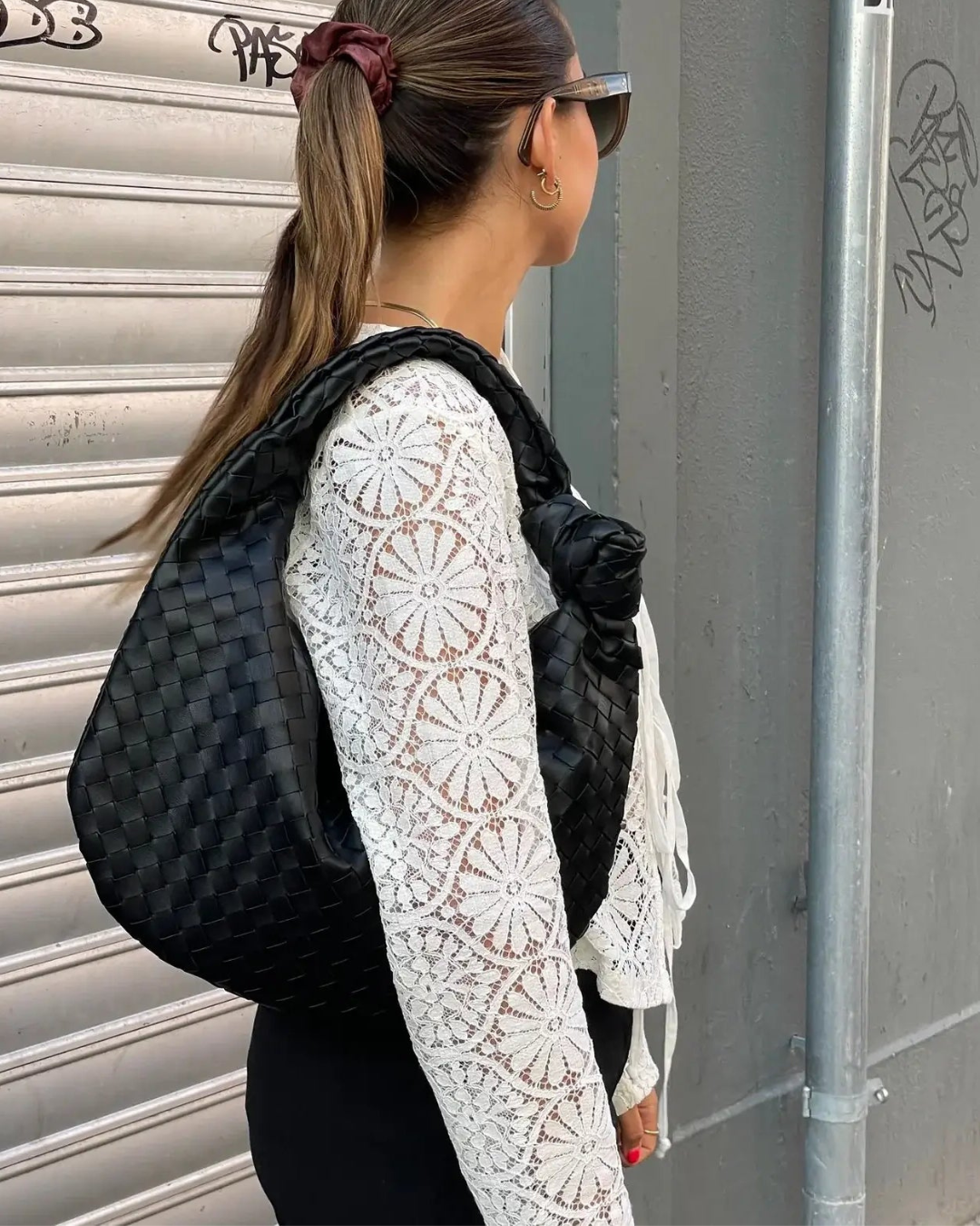 Verona Woven Knot Bag