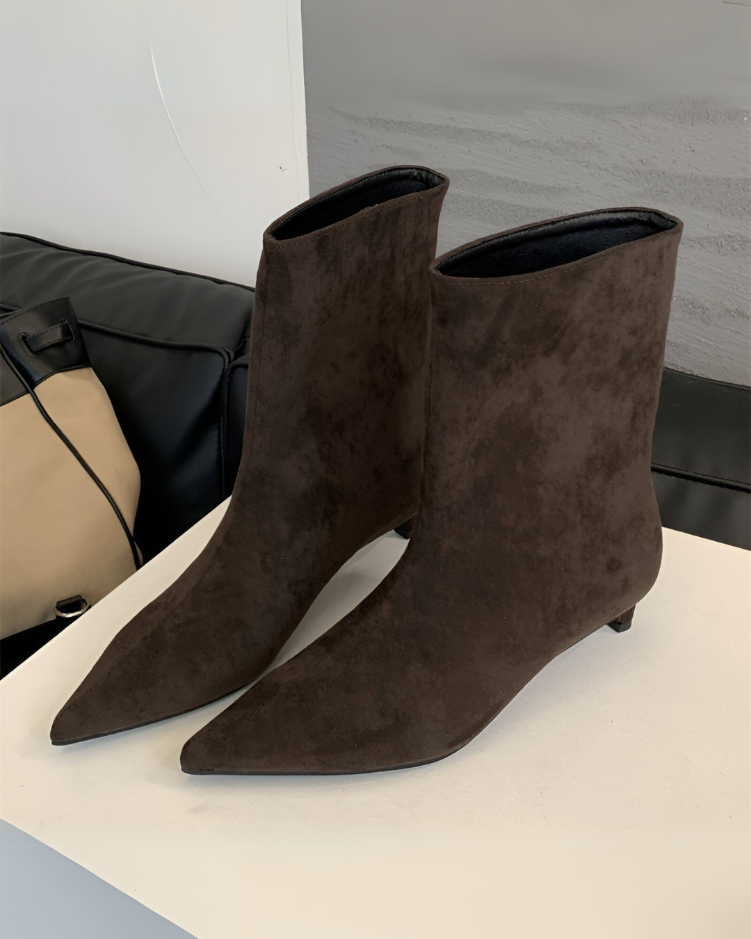 Banbury Pointed-Toe Suede Boots