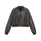 Moreno Leather Bomber Jacket