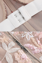 Séraphine Strapless Lace Gown detail