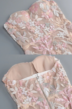 Séraphine Strapless Lace Gown detail