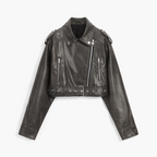 Giacca per motociclisti in pelle vintage Moreno
