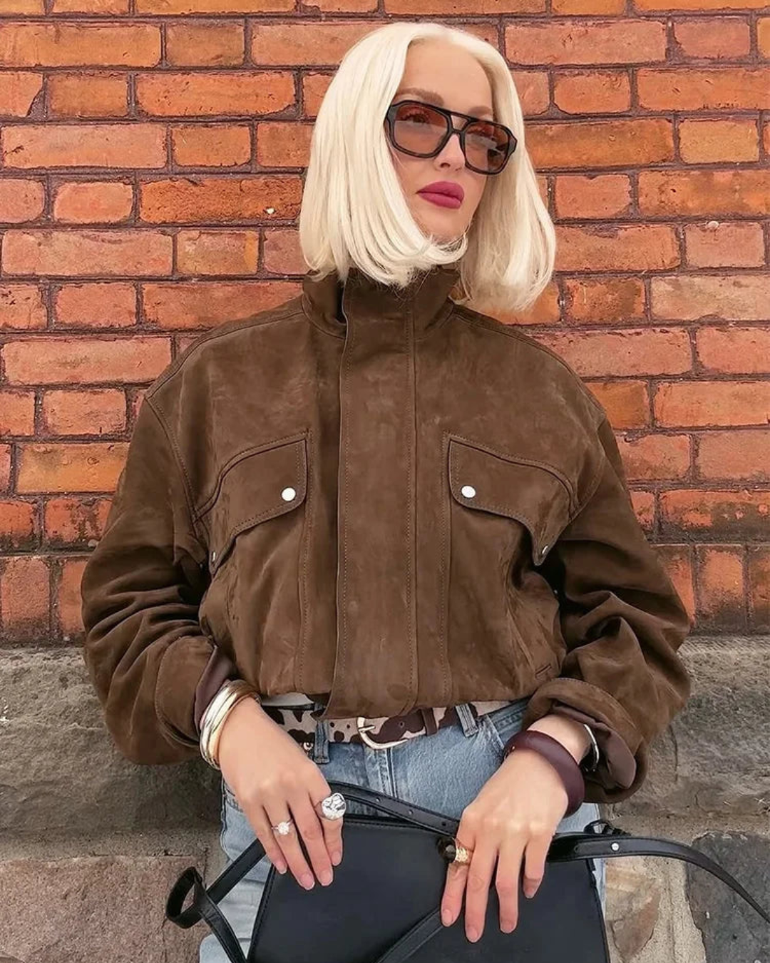 Brun & Code Vintage Suede Jacket