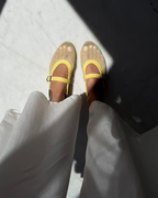 Aeden Paris Mesh Ballet Flats