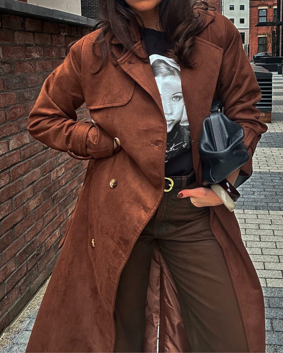 Banbury Suede Trench Coat