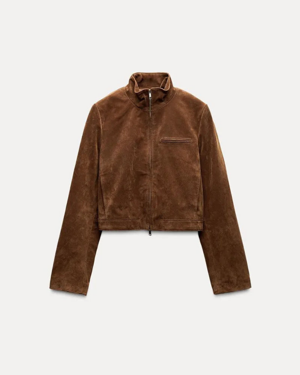 Maven Suede Cropped Jacket