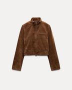 Maven Suede Cropped Jacket