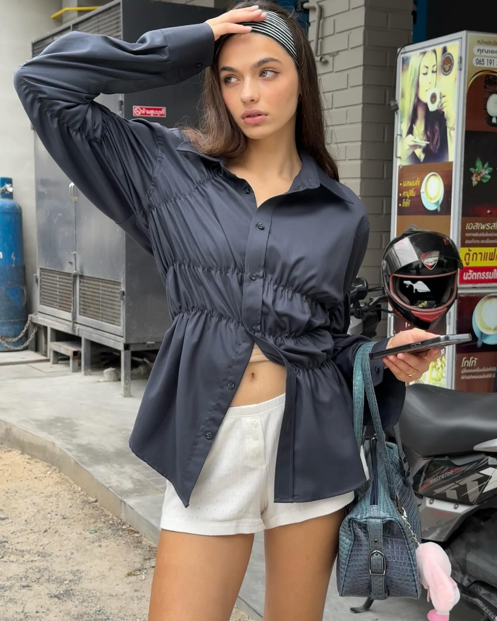 Vintage Century Scrunched Shirt