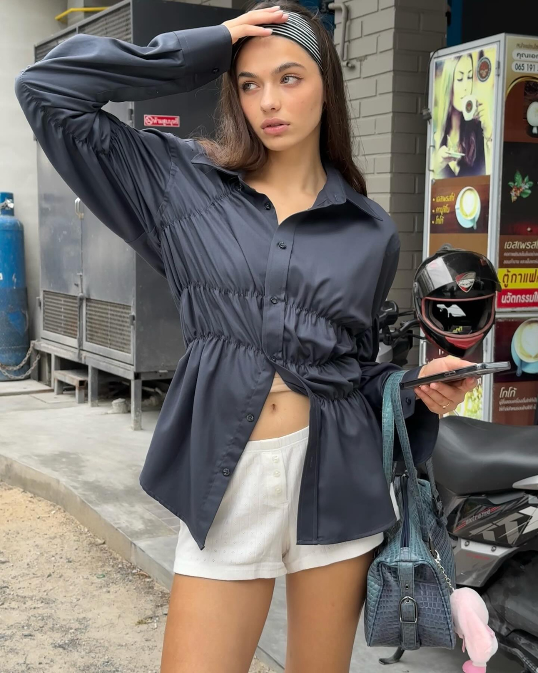 Vintage Century Scrunched Shirt