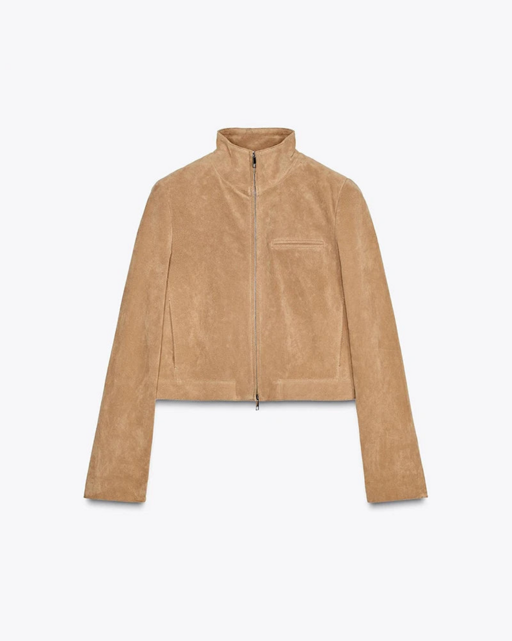 Maven Suede Cropped Jacket