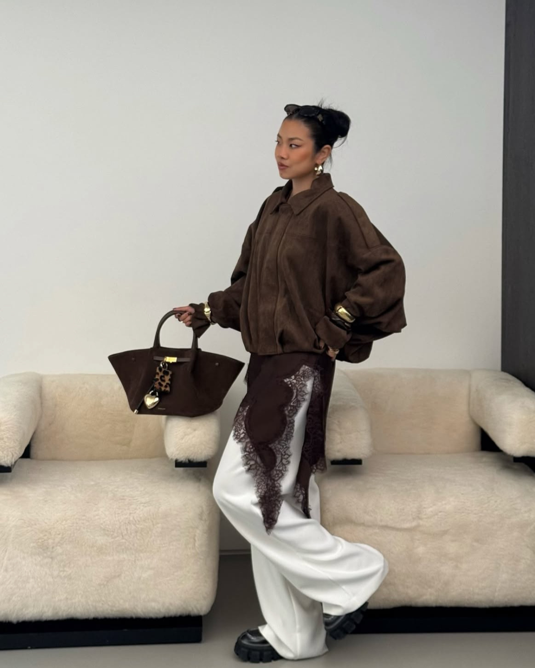 Kendall Asymmetric Lace Dress