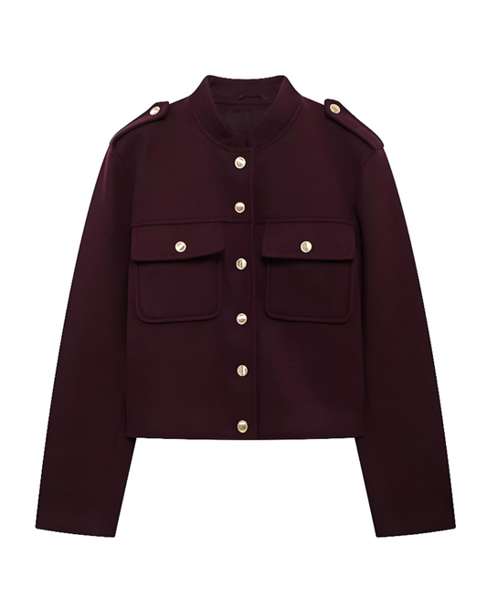 Camilla Carter Burgundy Jacket