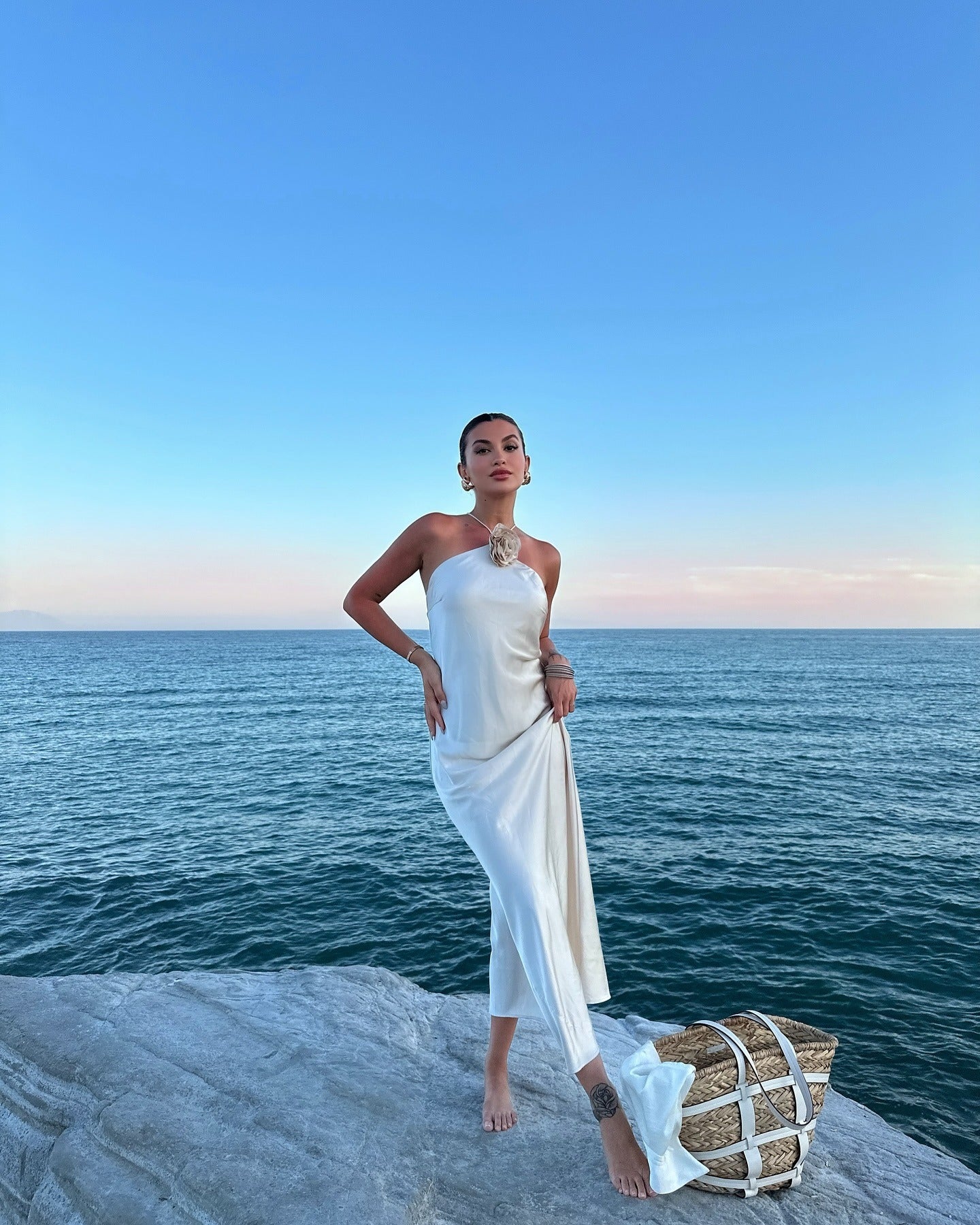 Concorde & Caviar Applique Dress