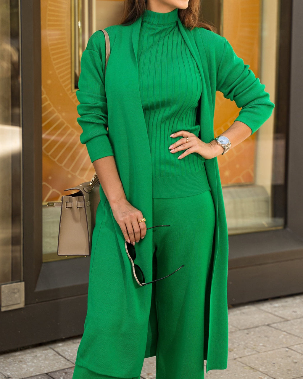 Diana Tricot Three-Piece Knit Set