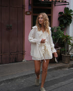 Kendall Ruffle Shorts Set