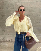 Kendall Ruffle Shorts Set