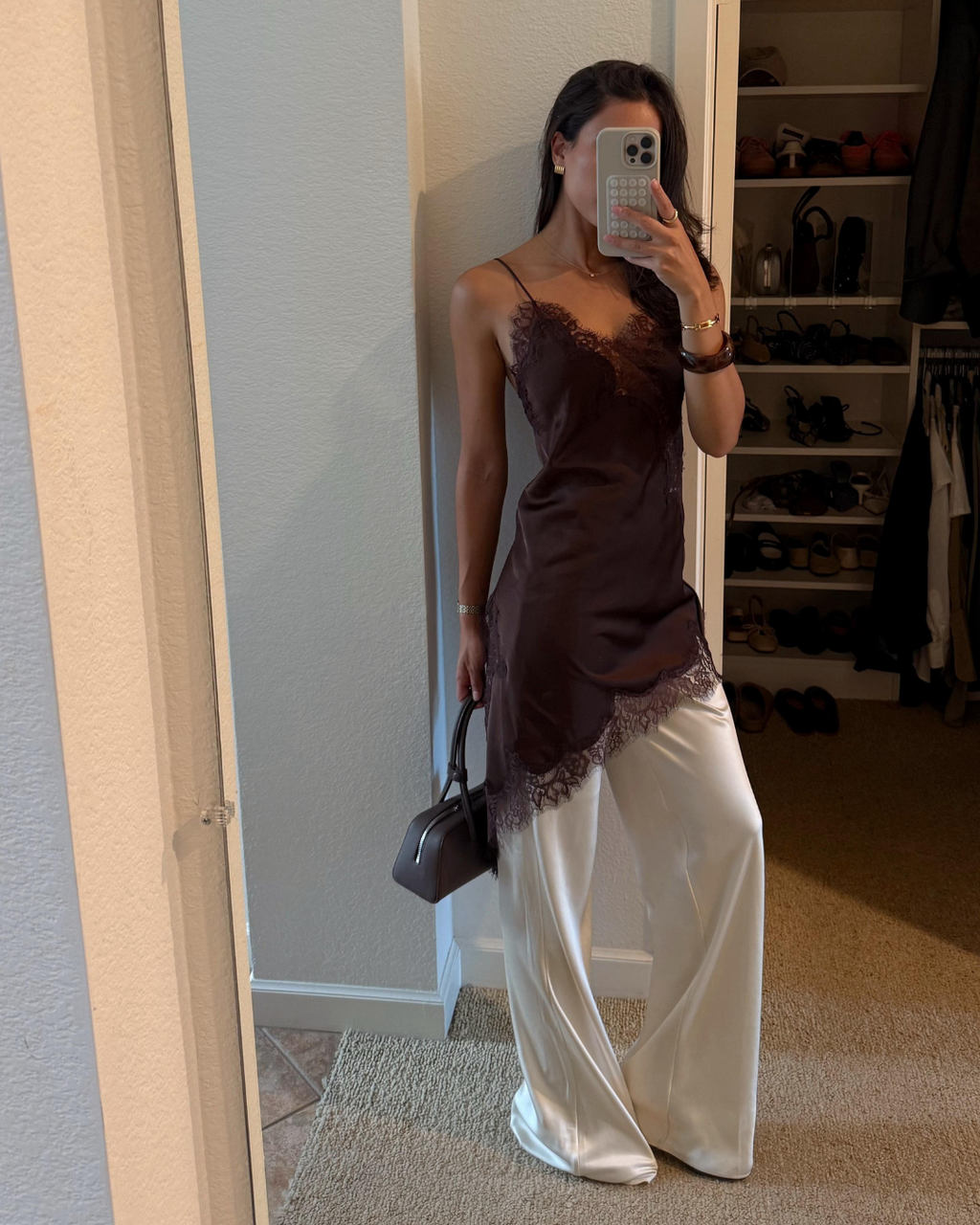 Kendall Asymmetric Lace Dress