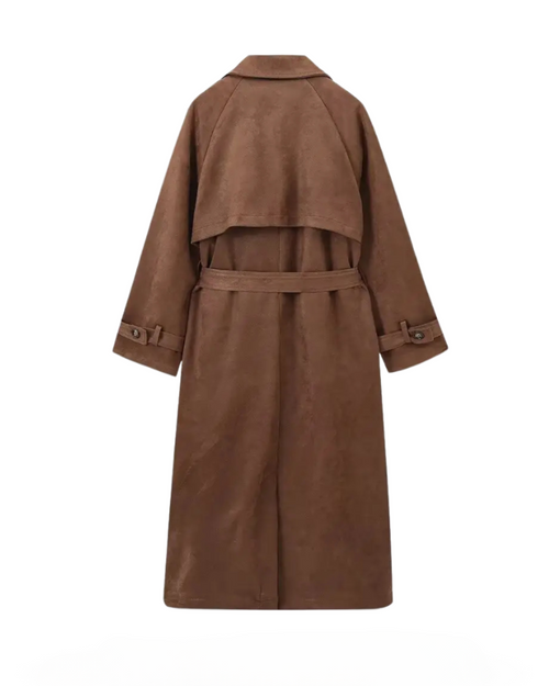 Banbury Trenchcoat aus Wildleder