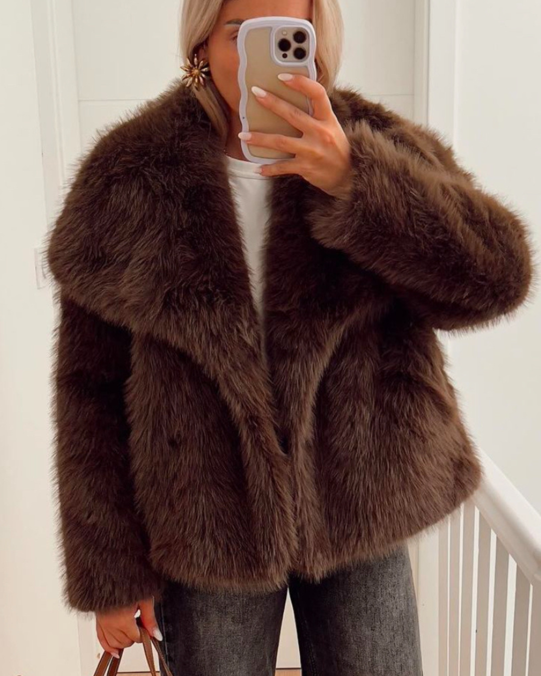 Dames Ferryhill Faux Fur Jas - Luxe en Tijdloze Stijl main image 0