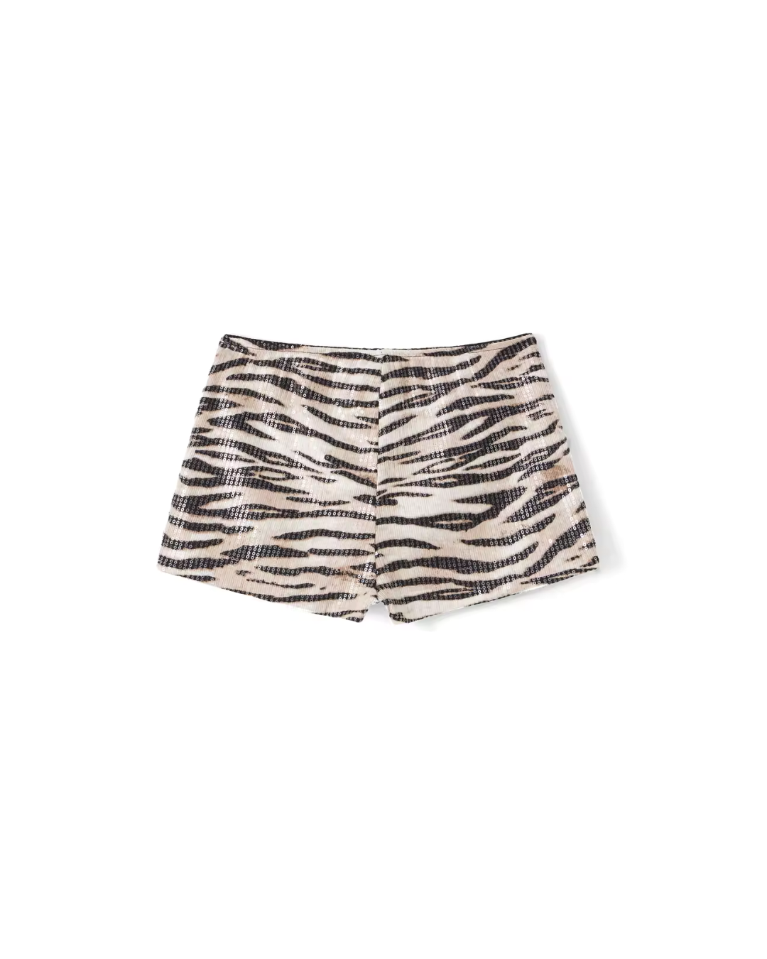 Mach & Aliza Sequin Leopard Shorts