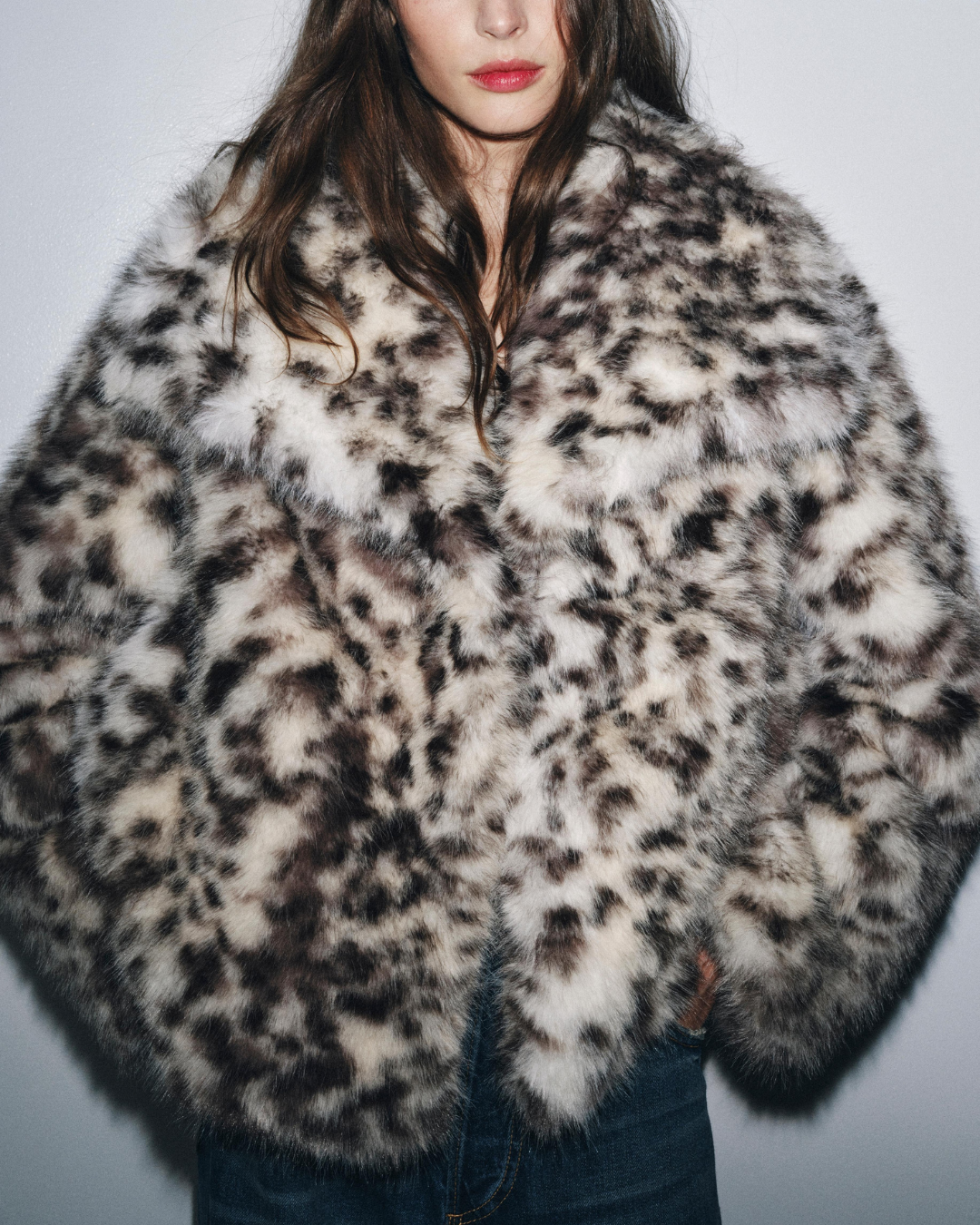 Ferryhill Snow Leopard Faux Fur