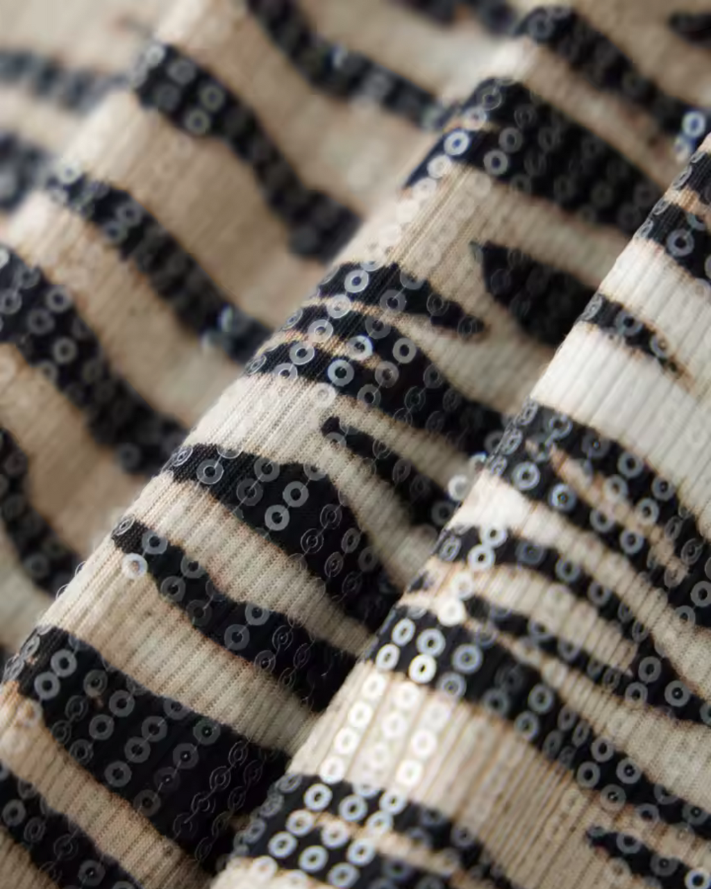 Mach & Aliza Sequin Leopard Shorts