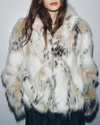 Ferryhill Snow Leopard Faux Fur