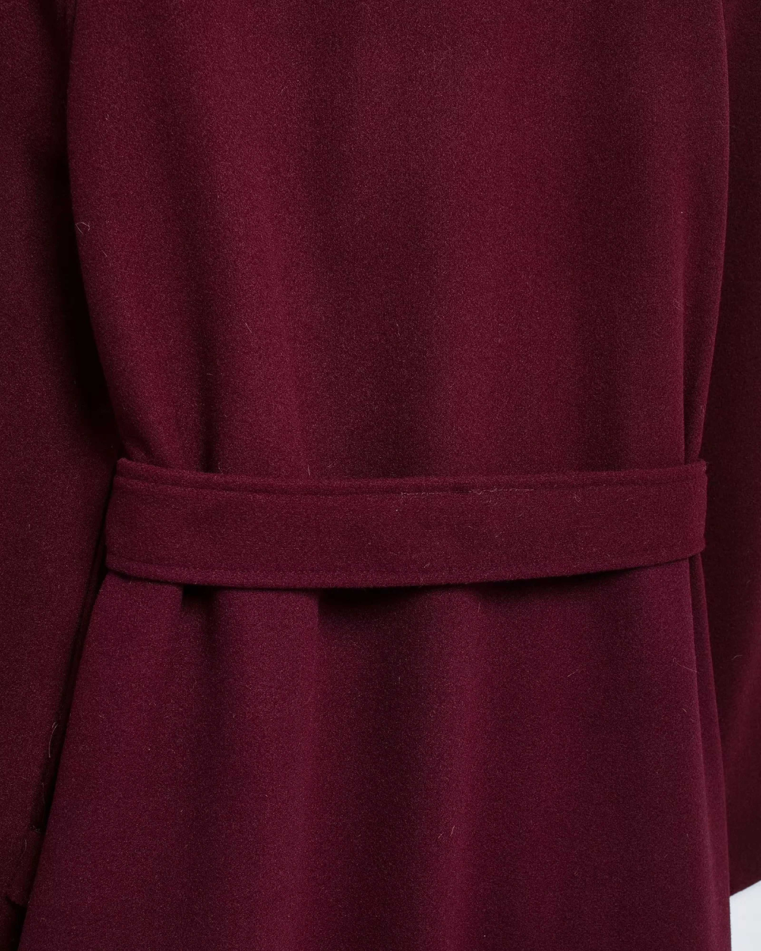 Diana Tricot Burgundy Trench Coat