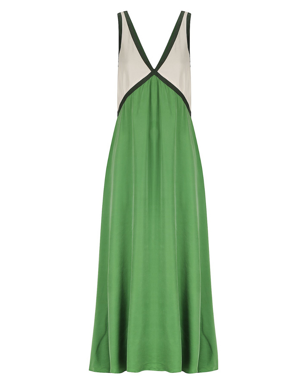 Sante Sicily Contrast Satin Dress